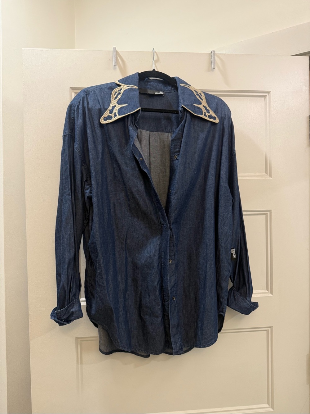 Love Moschino denim oversized top